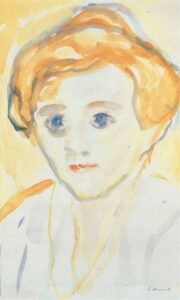 Edvard Munch, Portrait of a Woman, ca 1930